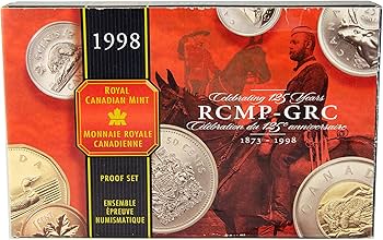 1998 カナダ銀ドル プルーフ RCMP 125 周年記念 Buy 1998 Canada 8-Coin Silver Proof Set (RCMP 125th